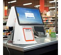 Cash Register Point of Sale System with Built-in Receipt Printer and Touch Screen - Retail Software for Businesses