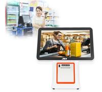 Cash Register POS System with Touch Screen Monitor, 8GB RAM, 128GB SSD, Printer, Cash Drawer, and Software for Small Business