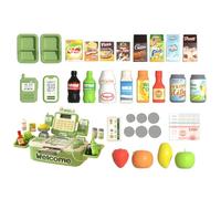 Cash Register Simulation Game - Preschool Calculation Educational Toy, Cash Register Toy | Cash Register with Sounds Simulation Game for Pre Age Kids