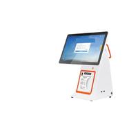 Cash Register, Smart Cash Register Single-Screen Touch Ordering Machine for Supermarkets and Dry Cleaners, All-in-one for Stationery Stores for Retail(Single Screen)