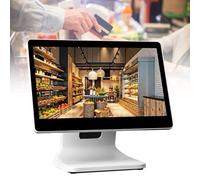 Cash Register System, 15.6-inch Large Screen for Small Business Professional Menu Cashier in Store, Supermarket, Restaurant, Bar - Multi-angle Adjustment, Efficient Management