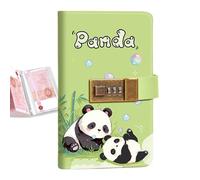 Cash Savings Book - with Combination Lock Organizer - 100 Envelopes Money Saving Challenge Planner,for Management Budgeting Storage Kids Adults Financial Goals Education Birthday