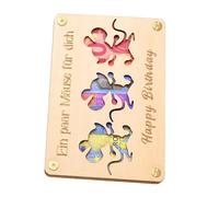 Cash Wallet for Kids - Pocket Animal Wallet, Wooden Money Holder | Cute Cartoon Purse, Cash Organizer for Kids, Adults, Coin Storage, Desk Decor, Pocket Money Holder, Fun Gift Storage