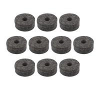 CashBeat 10 Pcs Gray Soft Cymbal Stand Felt Washers, Round Drum Felts Replacement, Protect Cymbals & Enhance Sound, Essential Accessories for Drummers