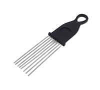 CashBeat 20.3cm Guiro Scraper, 2.6cm Wide Handle, Latin Percussion Accessory Replacement, Comb-Style with 8 Steel Rods for Various Instruments