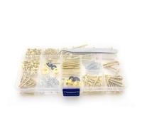 CashBeat 254-Piece Guitar Screw Master Kit, Stainless Steel Mounting Hardware for Bridge/Pickguard/Tuner, Includes Springs & Tools (9-Type Luthier-Approved Set)