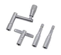 CashBeat 3-Pack Drum Tuning Keys, Percussion Drill Bit Tool Set with Hex Wrench & Speed Key (Heavy-Duty Steel for Drum Kits)