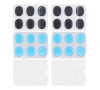 CashBeat 36Pcs Drum Dampeners, 3 Color Silicone Gel Pads, Soft Drum Silencers Mute for Snare Tom Drums Cymbals, Tone Control Damper Dampening Kit