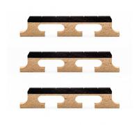 CashBeat 3Pcs 5-String Banjo Bridge Ebony Maple, Universal Fit Banjolele