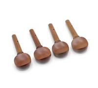 CashBeat 4pcs Violin Fiddle Tuning Peg Set, Jujube Wood, Replacement Wooden Tuning Pegs for 4/4 Size Violin