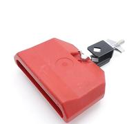 Cashbeat 5" Jam Block, Red Plastic Musical Percussion Blocks, Adjustable Mounting Bracket, Latin Drum Instrument Compatible for Various Music Genres, Enhancing The Rhythm of Musical Performance