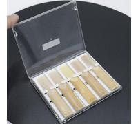 CashBeat Bb Clarinet Reeds, 10-Pack, Strength 2.5, with Protective Plastic Case - Precise Cut for Easy Play, Ideal for Beginners and Professional Players
