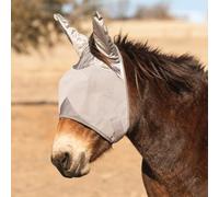 Cashel Crusader Standard Fly Mask with Mule Ears - GREYWEANLING