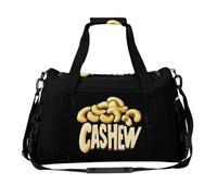 Cashew Nuts Fashion Duffle Bag for Travel Lightweight Weekender Gym Bag Carry On Overnight Pouch