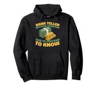 Cashier Banking Transactions - Bank Teller Pullover Hoodie