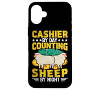 Cashier By Day Counting Sheep By Night Case for iPhone 16 Plus