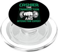 Cashier The Transaction And Interaction Expert PopSockets PopGrip for MagSafe