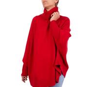 Cashmere Blend Poncho Kimono Neck Ring Women Made in Italy Double Thread Long Sleeve Merino Wool Cashmere Cape One Size Gift Winter Clothing Wrap