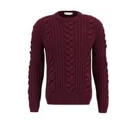 Cashmere Cable-Knit Jumper - male - Alexander McQueen - Cashmere Knitwear - Red - S - Knitwear S