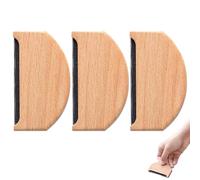 Cashmere Comb Sweater Shaver Wool Comb Wooden Pilling Fuzz Fabric Lint Remover Manual Portable Clothing Brush Tool for De-Pilling Clothing Garments Knits Woolens Scarves Wool Coats Pants Care (3 Pcs)