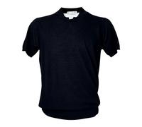 Cashmere Company Polo Uomo In Cotone E Lino C26S18 Colore Nero 99 - male - CASHMERE COMPANY - Polo Shirts - Black - M - Tops M