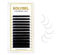 Cashmere Eyelash Extensions 0.05 CC Curl 8-16mm Mixed Tray Premium Individual Lash Extensions, Silk Volume & Classic Lashes Soft Matte Dark Professional Eyelashes Extension Salon Use(0.05-CC-8-16 mm)
