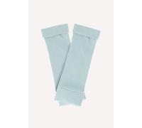 Cashmere Fingerless Gloves Turtle Doves Aqua One Size