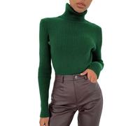 Cashmere Jumpers Ladies Women Soft Sweater Slim Fit Lightweight Long Sleeve Turtleneck Tops Undershirt Sexy Knitted Warm Fitted Fashion Pullover Sweater Sexy Jumpers for Women UK Sales