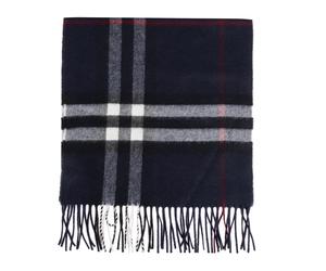 Cashmere scarf - unisex - Burberry - Winter Scarves - Blue - ONE SIZE - Accessories ONE SIZE