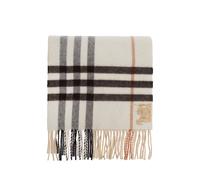Cashmere Scarf with Check Pattern - female - Burberry - Winter Scarves - Beige - ONE SIZE - Accessories ONE SIZE