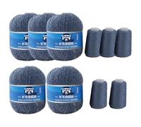 Cashmere Soft Mink Velvet Wool Yarn for Hand Knitting Cashmere Yarn Ball Long Plush Wool Crochet Yarns Soft Long Plush Cashmere Yarn Hair Mink Cashmere Yarn for Hand Knitting Crochet