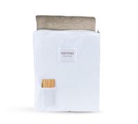 Cashmere Sweater Storage Bags | Pack of 4 ((18" x 15")- Breathable Cotton Pouch Bags for Cashmere | Wool Sweaters Storage Bag
