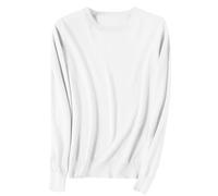 Cashmere Sweaters for Women Plus Size Ladies Crew Neck Wool Blend Jumpers Casual Basic Long Sleeve Pullover Sweater Tops Classic-Fit Blouse Knitwear Thick Loose Casual Jumpers Autumn Winter Outfits