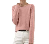 Cashmere Sweaters for Women UK Clearance Ladies Long Sleeve V-neck Jumpers Solid Color Knitted Pullover Sweaters Plus Oversize Knitted Sweaters Fall Winter Soft Warm Loose Jumpers S-3XL Today's Deals