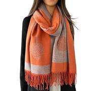 Cashmere Tree Life Oatmeal Pashmina Scarf Gift - Women's Tree of Life Print - Gift Boxed - Warm, Large, Long Women's Winter Scarf