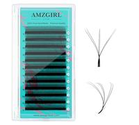 Cashmere Volume Lash Extensions,Individual Lashes 6DW Premade Eyelashes Rapid Blooming Volume Eyelash Extension Mixed Tray/Single Length C D Curl for Lash Technicians(14mm)