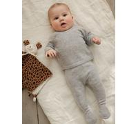 Cashmere & Wool Set for Babies by ENVIE DE FRAISE marl grey