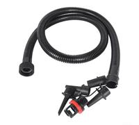 CashMuch 1.2m Inflatable Air Pump Hose, PVC Multiple Connectors Replacement, 27.5mm Thread, with 5 Nozzles for Kayak Paddle Board Swim Inflatable Mattress Boat Toys