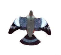 CashMuch 1 Unit Artificial Terror Bird, Robust Plastic Construction with Realistic Flight Posture, Protects Balcony Garden from Unwanted Birds, Simple Assembly(1216)
