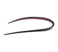 Cashmuch 120Cm For Auto Rear Roof Trunk Spoiler Rear Wing Lip Trim Er For Most Cars Trucks Suvs Spoiler Black Pu Car Accessories