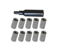 CashMuch 16PCS Stainless Steel Air Filter Mesh Screen for Diesel Parking Heater, for Various Models, Black