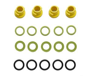 CashMuch 19 Pcs Nylon High Pressure Washer O For Ring Seal Kit For Karcher 2.880-001.0 Replacement Gaskets For Car Cleaners Water Pipes And Brushes Long Lasting Performance