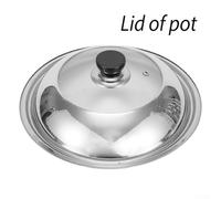 CashMuch 1Pcs Wok Lid Pot Lid 28/30/32/34/36/38cm Kitchen Supplies Pot Lid Visible Combined Wok Cover Combined Vegetable Cover
