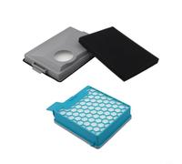 CashMuch 2 Pack Active Carbon Filters for Miele Vacuum Cleaners Compatible with Boost CX1 and Blizzard CX1 Replaces 11639240 SF-HY 60 HEPA Fine Dust Filter Pet Hair Household Cleaning Accessories