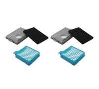 CashMuch 2 Pack Active Carbon Filters for Miele Vacuum Cleaners Compatible with Boost CX1 and Blizzard CX1 Replaces 11639240 SF-HY 60 HEPA Fine Dust Filter Pet Hair Household Cleaning Accessories