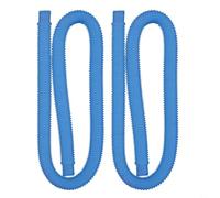 CashMuch 2-Pack Replacement Pool Hose for Intex Krystal, 1.25 Inch x 117 Inch Flexible Water Pipe for Above Ground Pump, Spiral Wound Design(blue)