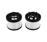 CashMuch 2 Pack Replacement Post Motor Filter for LVAC-300 Cordless Vacuum Cleaner, Washable and Reusable, HEPA Filter for Household Cleaning, Black and White, Plastic and Paper