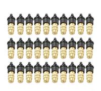 CashMuch 30 Pieces Adjustable Misting Nozzles Set Garden Watering Brass Spray Sprinkler System 47 mm Drip Tubing with Removable Spout for Greenhouse Farm