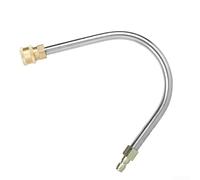 CashMuch 35CM Curved Extension Rod for Car Washing Versatile High-Pressure Cleaning Tool Copper Stainless Steel Construction