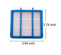 CashMuch 4 Pack Replacement Filter Kit for Shark AV2001 AI Robot Vacuum, High-Efficiency Dust Capture, Easy to Install and for Maintain for Clean Floors